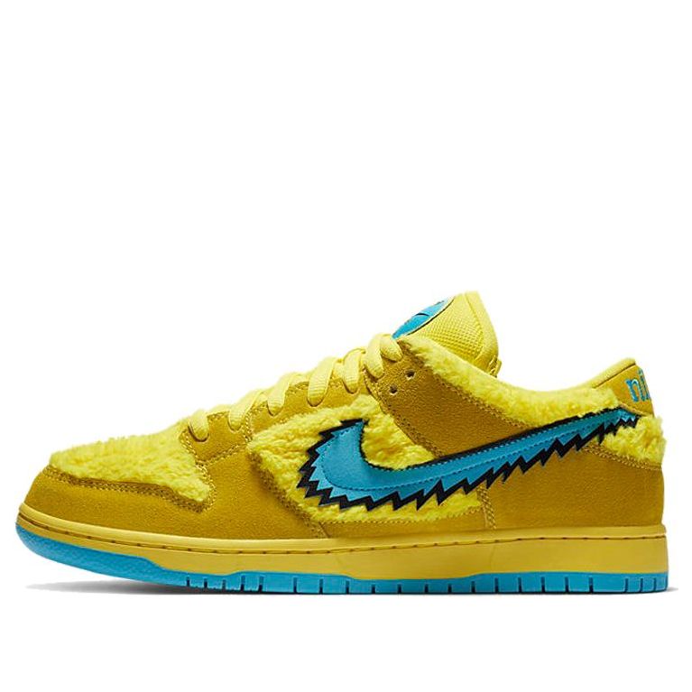 Nike x Grateful Dead SB Dunk Low 'Yellow Bear'  CJ5378-700 Classic Sneakers