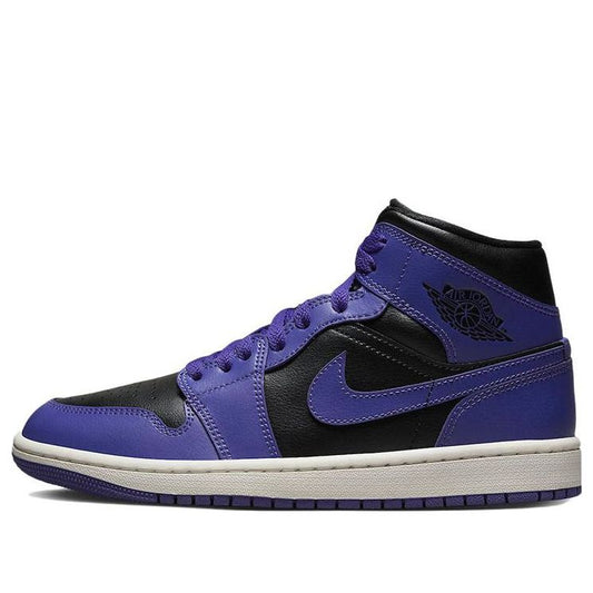 (WMNS) Air Jordan 1 Mid 'Dark Concord'  BQ6472-051 Vintage Sportswear