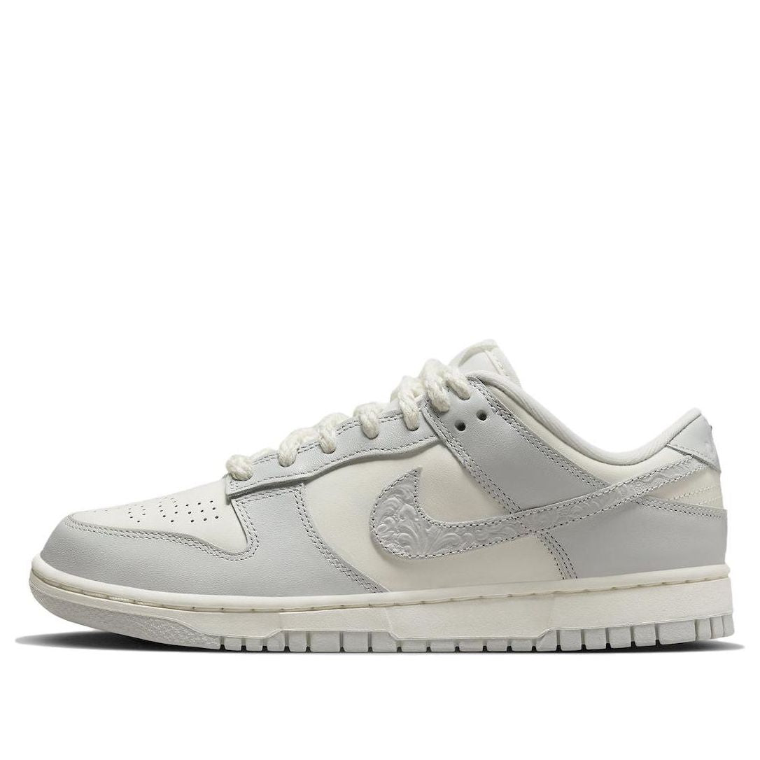 (WMNS) Nike Dunk Low 'Needlework Sail Aura'  FJ4553-133 Vintage Sportswear