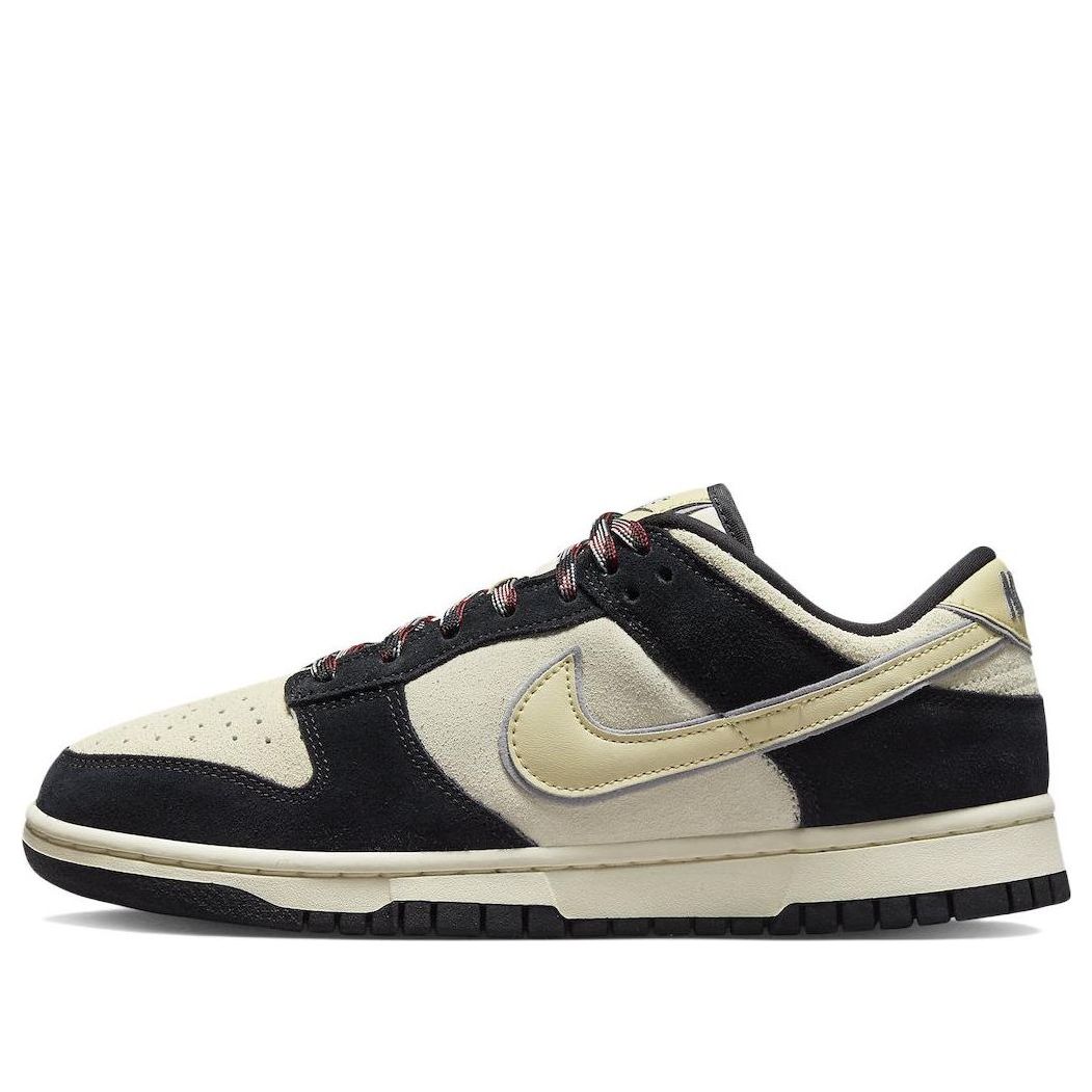 (WMNS) Nike Dunk Low LX 'Black Team Gold'  DV3054-001 Classic Sneakers