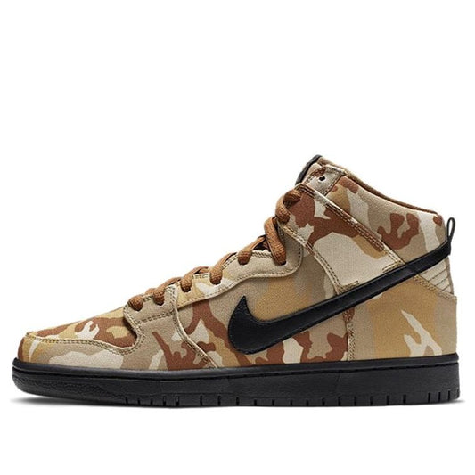 Nike Dunk High Pro SB 'Brown Camo'  BQ6826-200 Classic Sneakers