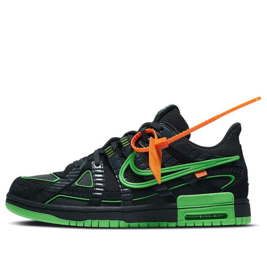 Nike Off-White x Air Rubber Dunk 'Green Strike'  CU6015-001 Classic Sneakers