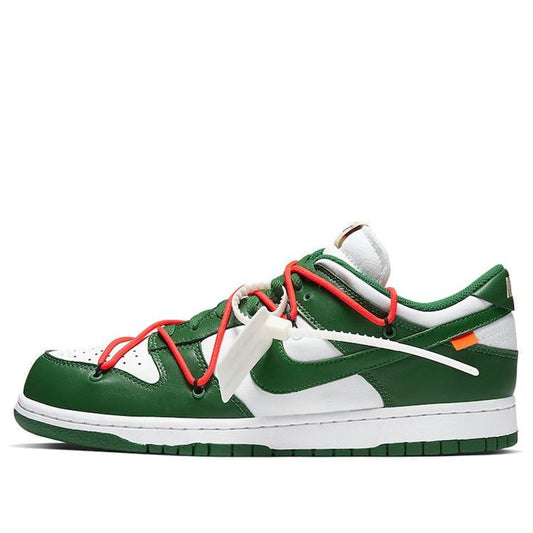 Nike Off-White x Dunk Low 'Pine Green'  CT0856-100 Vintage Sportswear