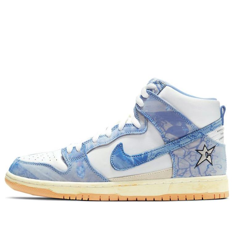 Nike SB Dunk High 'White Dark Sulfur Coconut Milk'  CV1677-100 Signature Shoe