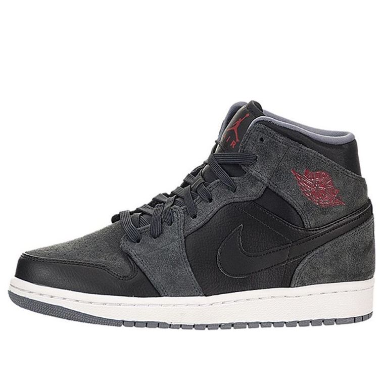 Air Jordan 1 Mid 'Anthracite'  554724-018 Iconic Trainers