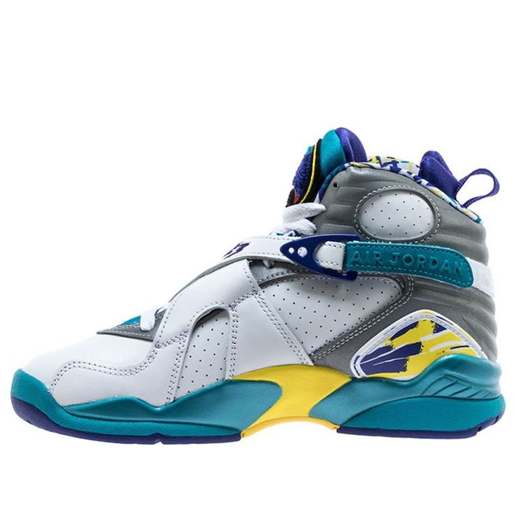 (WMNS) Air Jordan 8 Retro 'White Aqua 2019'  CI1236-100 Classic Sneakers