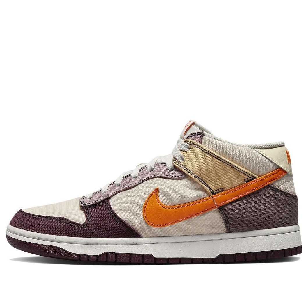 Nike Dunk Mid 'Coconut Milk Plum Orange'  DV0830-101 Antique Icons