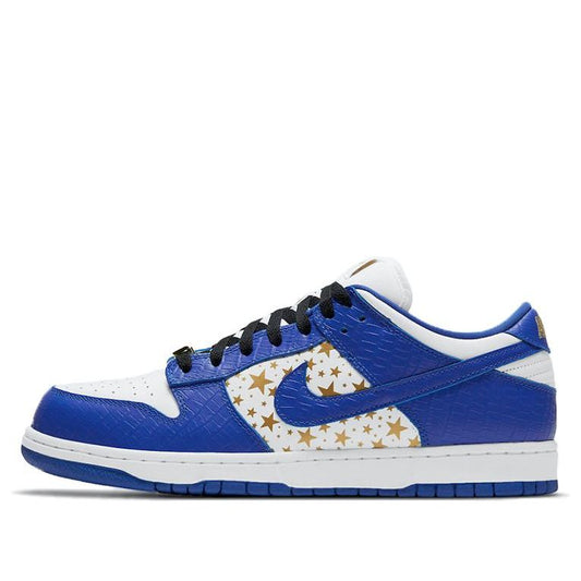 Nik  Dunk Low x  Supreme OG SB QS 'Hyper Royal'  DH3228-100 Classic Sneakers