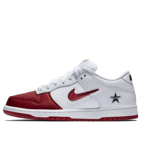 Nike x Supreme SB Dunk Low 'Varsity Red'  CK3480-600 Signature Shoe