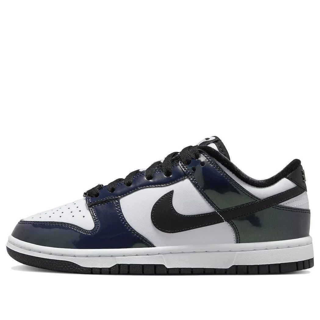 (WMNS) Nike Dunk Low SE 'Just Do It - Iridescent'  FQ8143-001 Vintage Sportswear